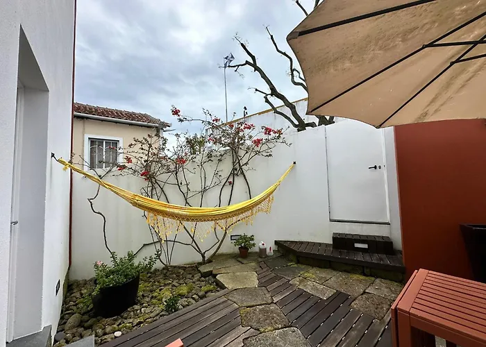 Acolhedor No Centro Da Cidade, Com Patio Privado. Apartment *